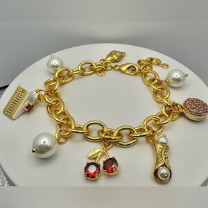 KATE SPADE 🍰 Pastry Shop Charm Bracelet NWT